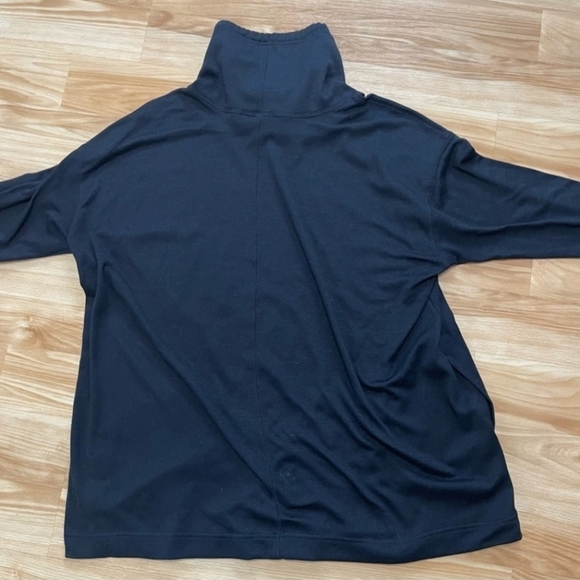 Old Navy Active Cowl Neck Mock Turtleneck Pullover Black Sweatshirt Women's 2XL - Picture 2 of 7